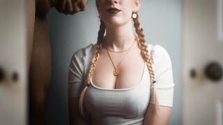 jerked off thick cum inside her mouth - clothedpleasures
