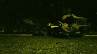 Cum into a park