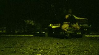 Cum into a park
