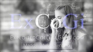EXCOGI - Lusty 21 yo Maddy Gets Her Bush Licked And Dicked!