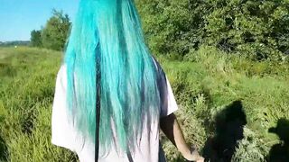 a sub by the river obediently give herself to screwed