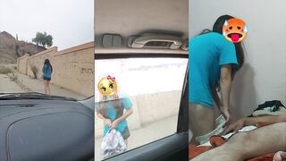 Young and pure homeless for a sack of cans per