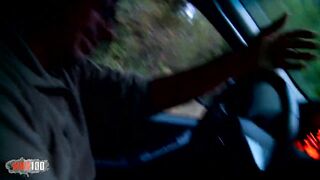 Huge titties prostitute pees on his dick and face
