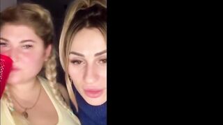 Inna Horiachkivska and mistress cheer to 2021