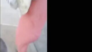Some blowjob on somebody front porch