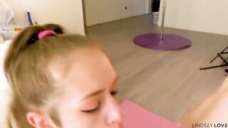 Wifey Doing Yoga And Vulgar Hubby