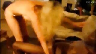 sexy blonde amateur MILF getting boned into bbc