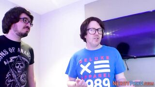 Leeds nerds got blown by big titted tattooed brit