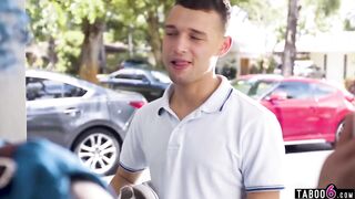 Hispanic college sluts Vienna Ebony finds dude fapping to her