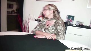 GERMAN MILF SEDUCE YOUNG BOY WORKER TO BANGED