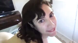 Crazy Sexy brune gets super orgasm inside point of view