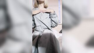 Home gorgeous masturbation and passionate orgasm close up