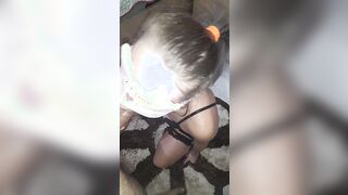 Amateur Step Milf caught Step Son jerking off and help him to cum quick Part 2023