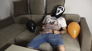 Halloween Horror Porn Video - Vampire Anna and Oral Cumshot Sex Party with three Men