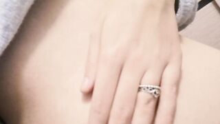 Home gentle striptease and masturbation with a Hot orgasm. Close-up