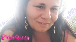 Point Of View cum on mouth into outside bbw