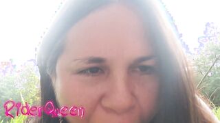 Point Of View cum on mouth into outside bbw