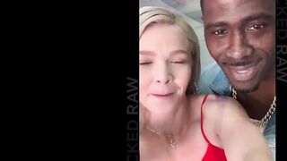 BLACKED RAW - her Boyfriend let her have a Real Man for