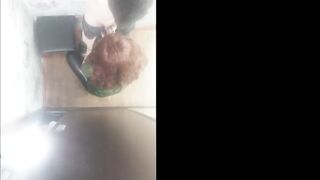 red-haired Cutie seduced an unfamiliar builder