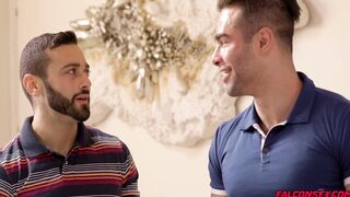 69 position for hairy guys Drew and Lucas