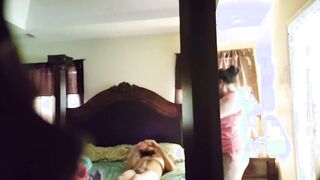 my bimbo Nichole blows and fucks me before work!!