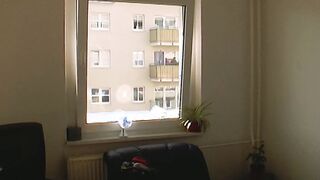 Old blonde gets pleased with 2 rough and loaded dicks
