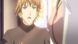 Hentai sexy teacher in stockings takes care of her student