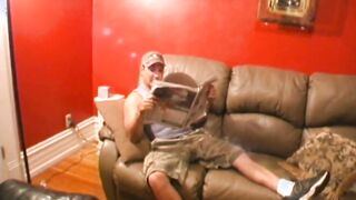 Amy blows on pov penis and give a hand job