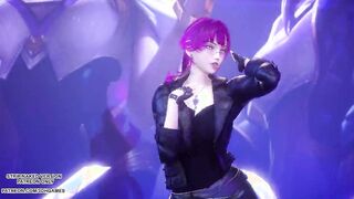 MMD Exid - Me & You Ahri Akali Evelynn Cutie Kpop Dance League of Legends KDA