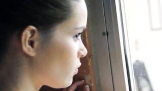 2 ballerinas rub each other's twats through their tights