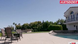LETSDOEIT Gina, Morgan & Melissa Wild Sex With Crazy Stepdad