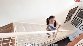 BBCPIE Sneaky Step Sister Filled With Multiple African Penis Creampies