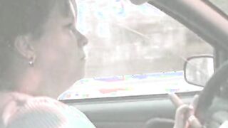 Long Cigar Inside The Vehicle