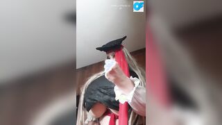 View Susi as hot pirate having fun with long boobs