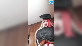 View Susi as hot pirate having fun with long boobs