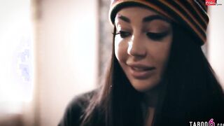 Barely Legal lesbian coerced into a three way with her GF’s stepdad