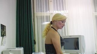 Big Titted blonde German milf secretary gets screwed deep by her boss