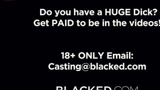 BLACKEDRAW Voluptuous babe unwinds with bbcs instead of boyfriend