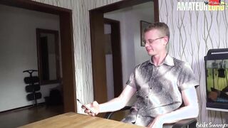 REIFE SWINGER - Skinny Boy Fucks Hard A Hot German