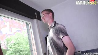 REIFE SWINGER - Skinny Boy Fucks Hard A Hot German