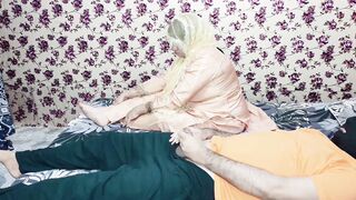 My Muslim stepsister caught me jerking off into her bedroom.