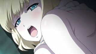 Hentai young girl with amazing big tits gets fucked