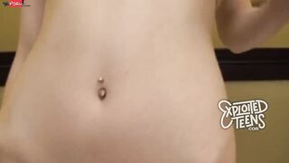 Slim teens yr older blonde with nice titted sucks a