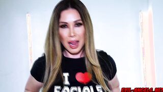Kianna love being plastered with huge cum