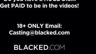 BLACKED Kinky Bae Ariana dreams about huge ebony cock all day