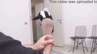 Cock flash. Hijab married woman caught me jerking off into