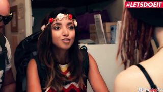 TURNED ON HOSTEL - #Frida Sante #Mark Aurel - MEXICAN BOMBSHELL RIDING COCK