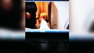 caught by cleaning lady at...