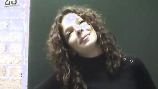 Net69 - Freaky Curl Hair Dutch Dark Haired Fuck inside the Booty