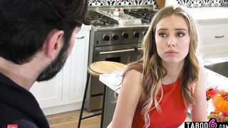 Step Daughter teens Haley Reed butt pounded by depressed stepdad